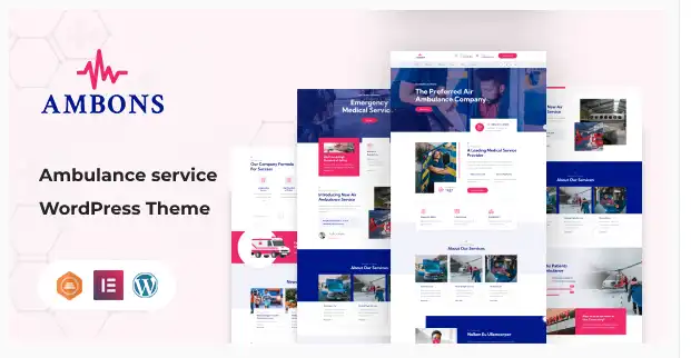 Ambons Ambulance Service WordPress Theme