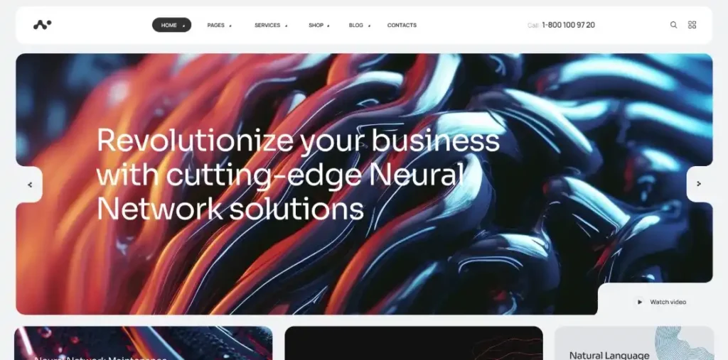 Neuros Theme Review: Responsive and User-Friendly Design